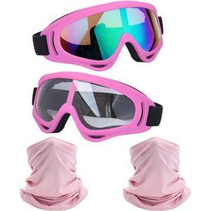 2 Pack Dirt Bike ATV Motocross Riding Hiking Protective with Neck Bandana Mask